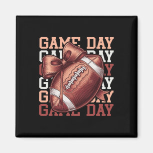 Football Lovers Game Day Season Football Fan Men W Magnet