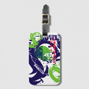 FOOTBALL LUGGAGE TAG