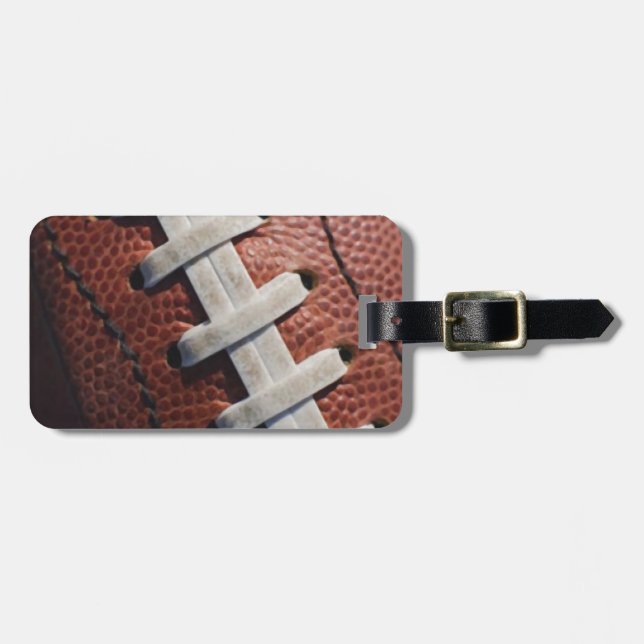 Football Luggage Tag (Front Horizontal)