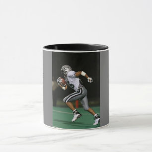 FOOTBALL "mais café première tasse" mug noir/gris.