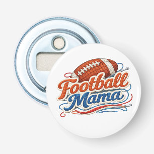 Football Mama Bottle Opener Magnet