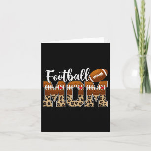 Football Mama Mom Mother Mother's Day Cheering Boy Card
