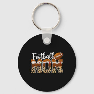 Football Mama Mom Mother Mother's Day Cheering Boy Keychain