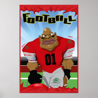 FOOTBALL MAN POSTER