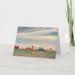 Football Match at Collioure   James Dickson Innes Card