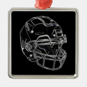 Football Metal Ornament