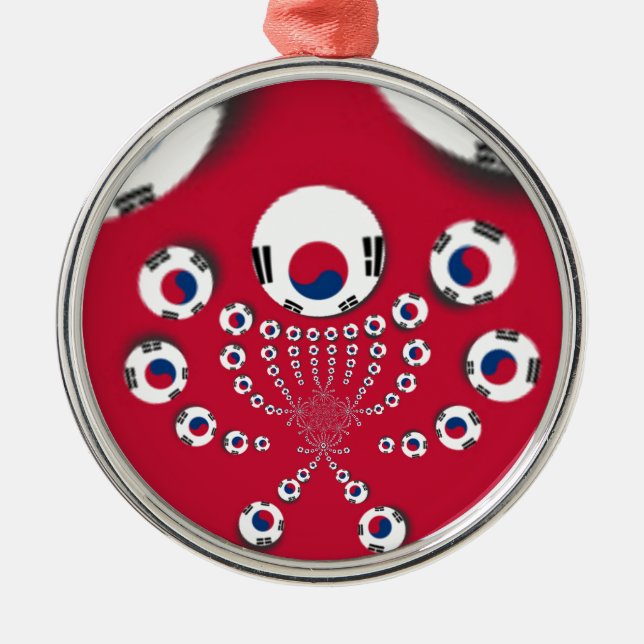 Football. Metal Ornament (Front)
