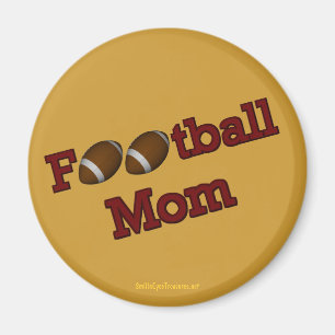 Football Mom Cute Magnet