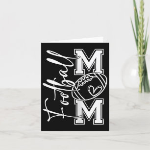 Football Mom Football Mom Football Mom Football Fo Card