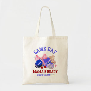 Football Mom GAME'S DAY MAMA'S READY Tote Bag