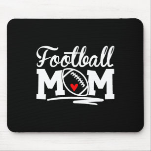 Football Mom Leopard Football Love Football Player Mouse Pad