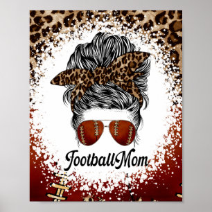 Football Mom Leopard Print   