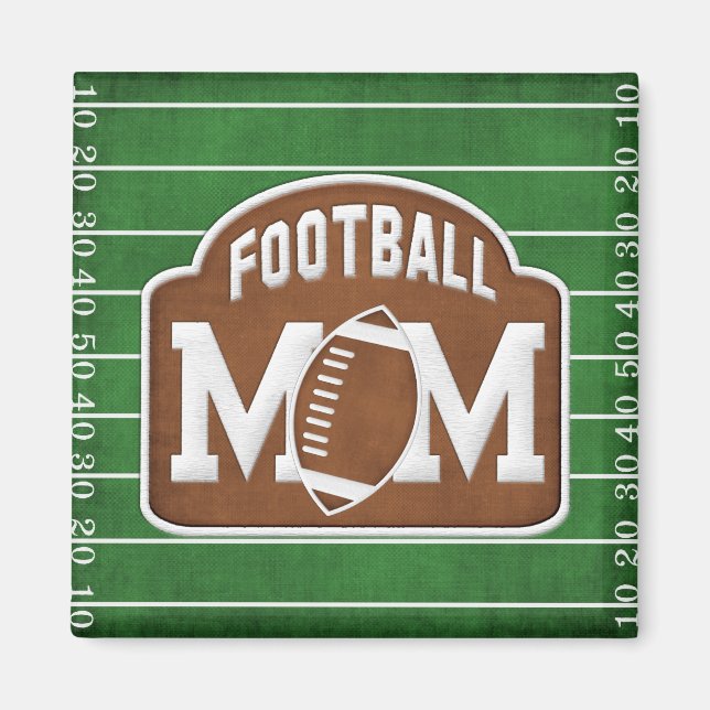 Football Mom Magnet (Front)