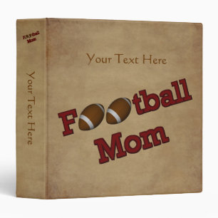 Football Mom Personalized Binder