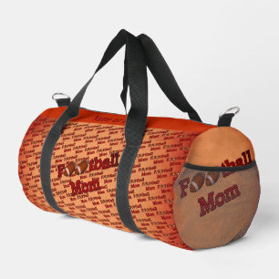 Football Mom Personalized Duffle Bag