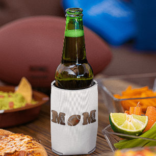 Football Mom / Sports Fan Can Cooler