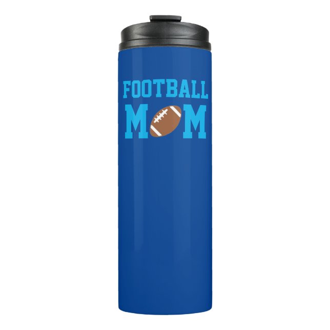 Football Mom Thermal Tumbler (Front)