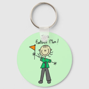 Football Mom Tshirts and Gifts Keychain