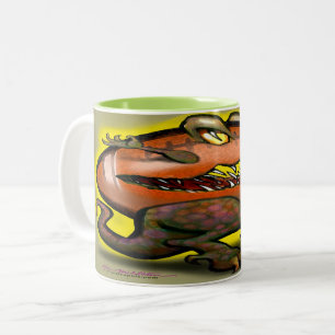 Football Monster Two-Tone Coffee Mug