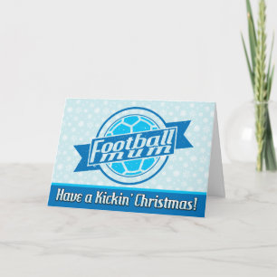 Football Mum Christmas Card Xmas Card