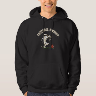 Football Mummy Halloween Mother Mom Playing Footba Hoodie