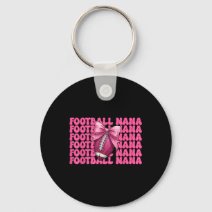 Football Nana American Football Grandma Coquette B Keychain