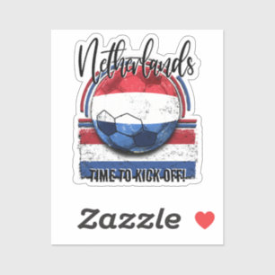 Football Netherlands Flag, Retro Flag Soccer