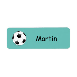 Football nom de sport enfants Étiquette