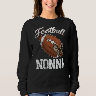 Football Nonna Leopard Ball Mother's Day Sweatshirt