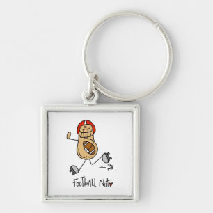 Football Nut T-shirts and Gifts Keychain
