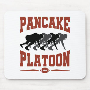 Football Offensive Lineman Pancake Platoon Mouse Pad