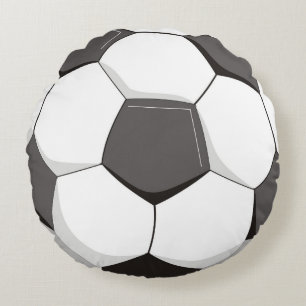 Football or Soccer ball Round Pillow