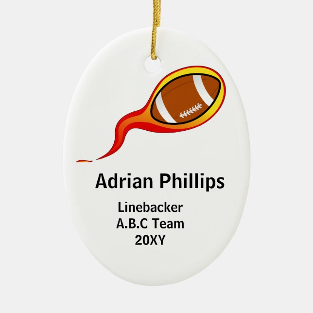 Football ornament (Front)