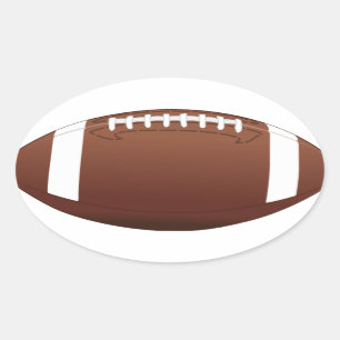 Football Oval Sticker