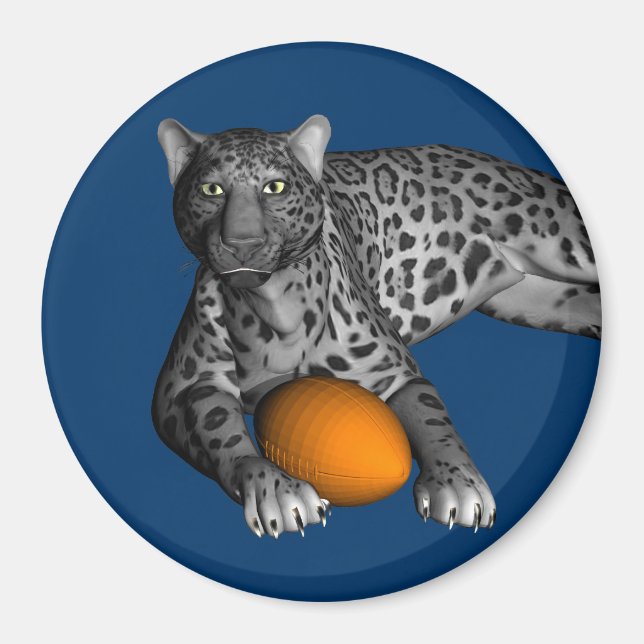 Football Panther Magnet (Front)