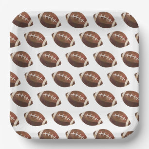 Football Paper Plates