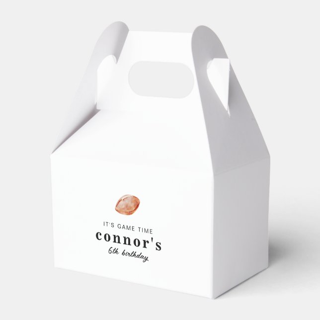 Football Party Favour Boxes (Front Side)