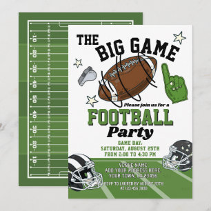 Football Party Invitation