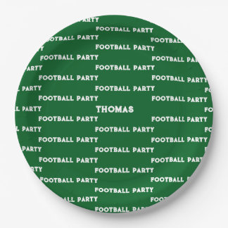 Football Party  Paper Plate