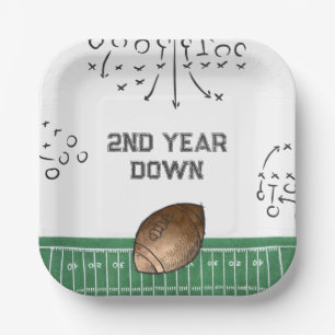 Football Party Plates Football Paper Plates