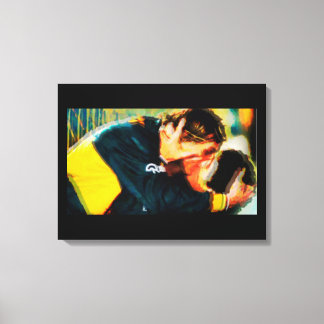 Football passion Diego and Claudio Canvas Print