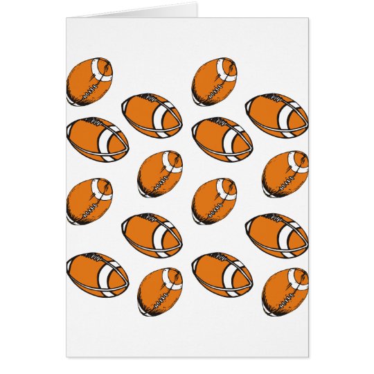 football pattern card