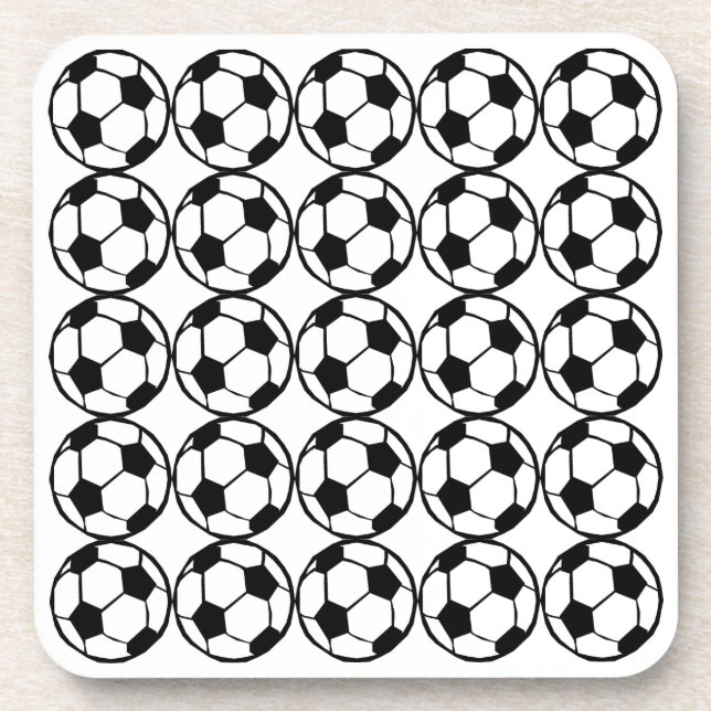Football pattern coaster (Front)
