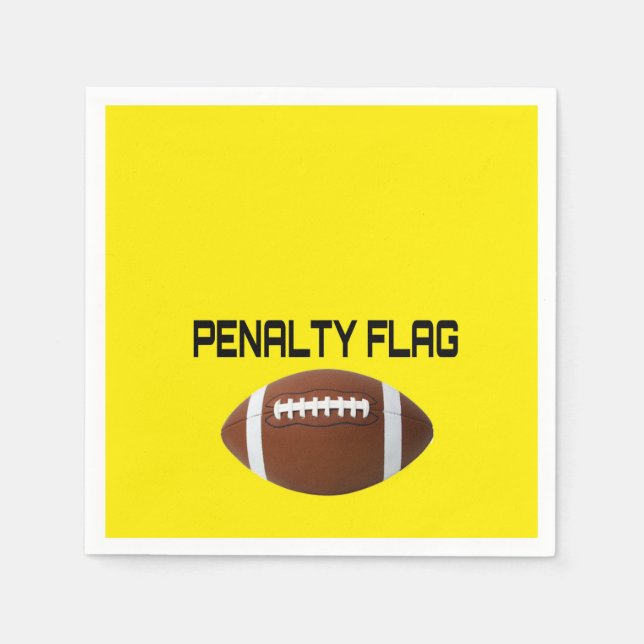 Football Penalty Napkin (Front)