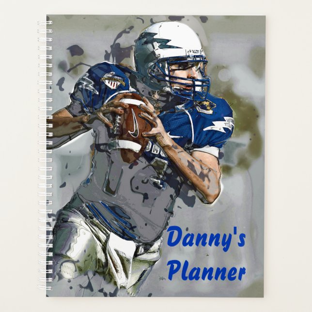 Football Personalized Planner (Front)