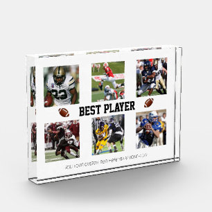 Football photo collage template Photo Block
