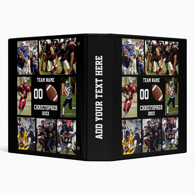 Football Photo Keepsake Binder (Background)