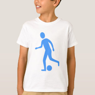 Football Player - Baby Blue T-Shirt