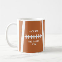 Football Player Ball Cool Custom Team and Number
