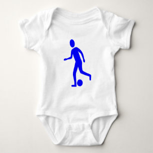 Football Player - Blue Baby Bodysuit